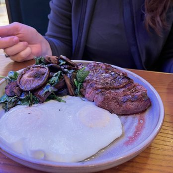 Tellers - OKC - Ribeye and eggs - Italian Near Me - Oklahoma City, Oklahoma