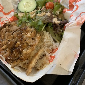 Okamoto Kitchen - Teriyaki chicken Okamoto Bowl ~ minus a few bites :3 my 2 year old couldn't wait lol - Food Trucks Near Me - Los Angeles, California Okamoto Kitchen - Teriyaki chicken Okamoto Bowl ~ minus a few bites :3 my 2 year old couldn't wait lol - Food Trucks Near Me - Los Angeles, California