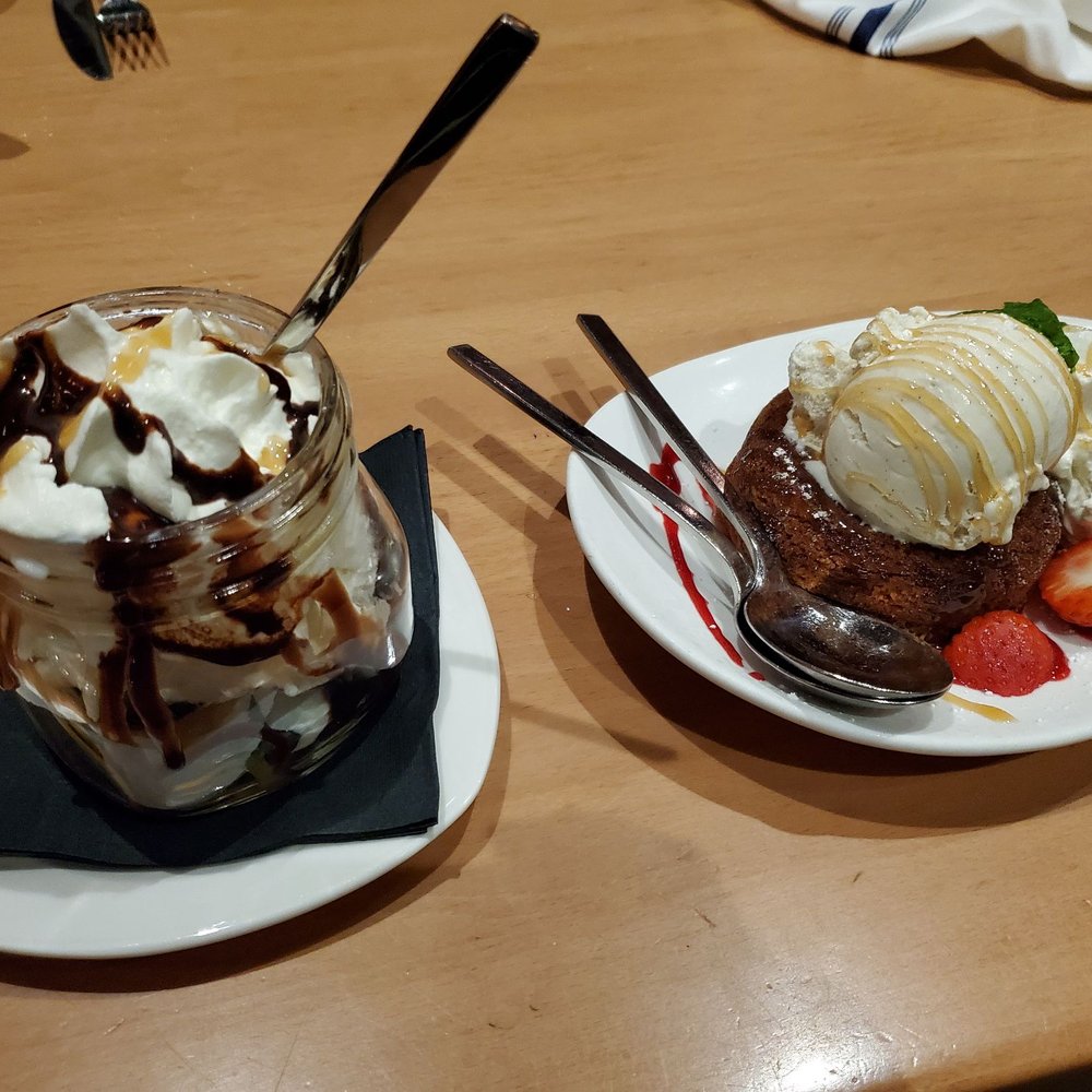 MB Grille - Birthday Sundae and Butter Cake. - New American Near Me - Simi Valley, California