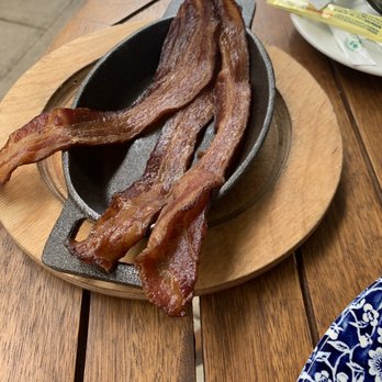 Little Hen - The Bacon was delicious. ( it's almost reminds me of praline bacon they serve in New Orleans) - Breakfast & Brunch Near Me - Miami, Florida Little Hen - The Bacon was delicious. ( it's almost reminds me of praline bacon they serve in New Orleans) - Breakfast & Brunch Near Me - Miami, Florida