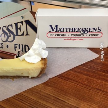 Mattheessen's - Definitely the best key lime pie in Key West. Super nice owner of 25 years! Fudge cookies ice cream. Yummy :) 419 Duval St - Desserts Near Me - Key West, Florida Mattheessen's - Definitely the best key lime pie in Key West. Super nice owner of 25 years! Fudge cookies ice cream. Yummy :) 419 Duval St - Desserts Near Me - Key West, Florida