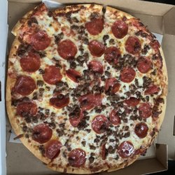 Pizza Inn - Lg Pepperoni & hamburger absolutely delicious.