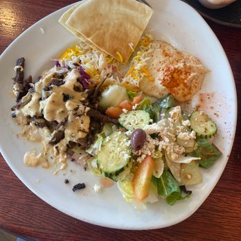 Pom & Olive - Lamb Shawarma Platter - Mediterranean Near Me - Costa Mesa, California