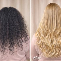 Bonita  Hair Salon - before and after color and hair extension