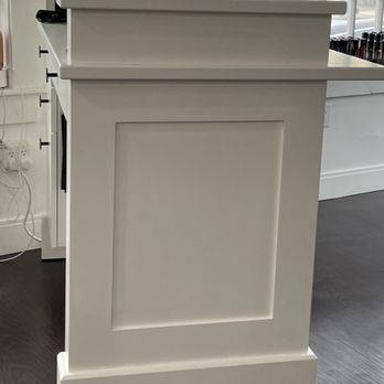 Salem Architectural Woodworking - Side reception desk - Cabinetry Near Me - Gloucester, Massachusetts