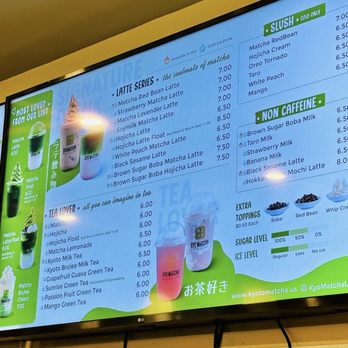 Kyo Matcha - Menu - Ice Cream & Frozen Yogurt Near Me - Richfield, Minnesota