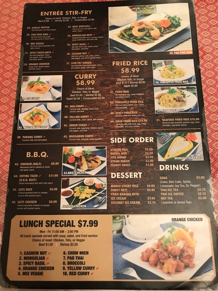 Thai Corner Lunch Special