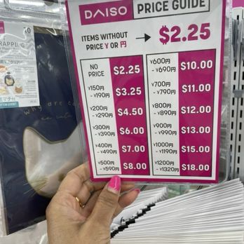 Daiso - Price Guide scattered throughout each aisle. - Toy Stores Near Me - San Antonio, Texas Daiso - Price Guide scattered throughout each aisle. - Toy Stores Near Me - San Antonio, Texas