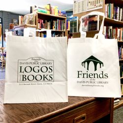 Logos Books - Polyvinyl tote bags are perfect for shopping, the beach, or carrying away your haul from Logos! They're only $5 apiece!