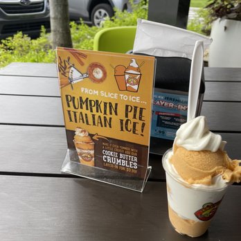 Jeremiah's Italian Ice - Pumpkin pie gelato - Desserts Near Me - Boca Raton, Florida