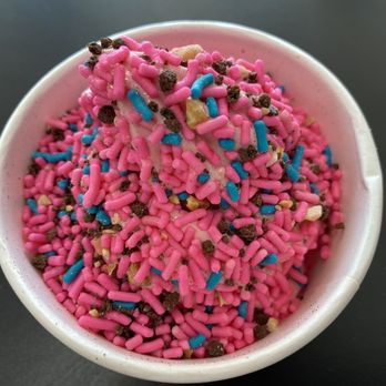 Remember When Ice Cream - Strawberry dole whip with remember when sprinkles - Ice Cream & Frozen Yogurt Near Me - Pittsburgh, Pennsylvania