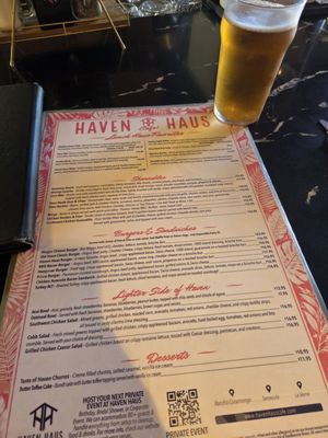 Menu photo 1 Haven Haus Cafe Temecula, CA