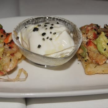 Bobo's - Lobster Crostini with garlic aioli avocado & red onions (4/5) - Steakhouses Near Me - San Francisco, California Bobo's - Lobster Crostini with garlic aioli avocado & red onions (4/5) - Steakhouses Near Me - San Francisco, California