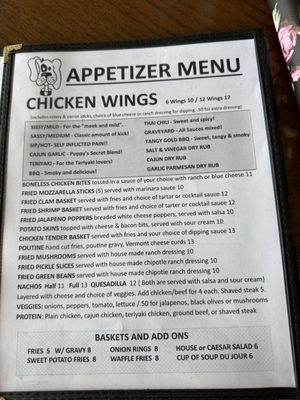 Menu photo 4 The Spanked Puppy Colchester, VT