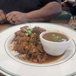 Oxtails over red beans and rice Oxtails over red beans and rice