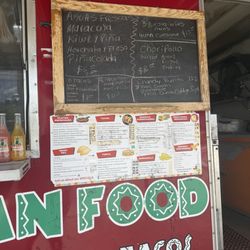 Menu as of August 2026