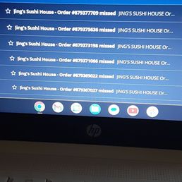 Nine of the 13 emails I received from their system rejecting my order.