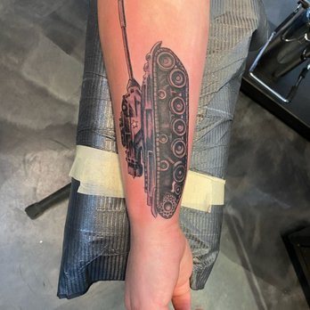 Modern Ink Tattoo - Right after he finished. - Tattoo Near Me - Peoria, Arizona Modern Ink Tattoo - Right after he finished. - Tattoo Near Me - Peoria, Arizona
