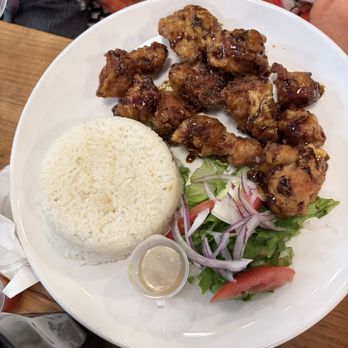 Non’s Kitchen - Glazed C4. Grilled Chicken with Rice - Bubble Tea Near Me - Anaheim, California
