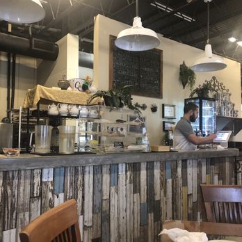 Coco’s Tea Room and Bistro - a man working at the counter - Coffee & Tea Near Me - Grapevine, Texas