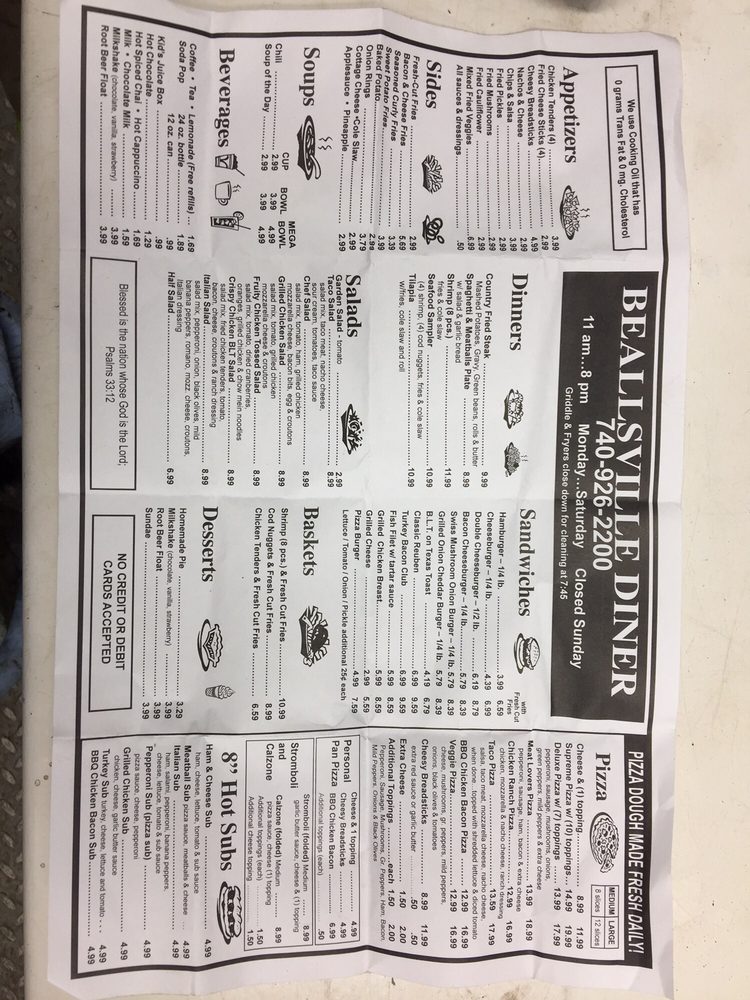 BEALLSVILLE DINER Updated August 2024 13 Photos 52733 Ohio Ave