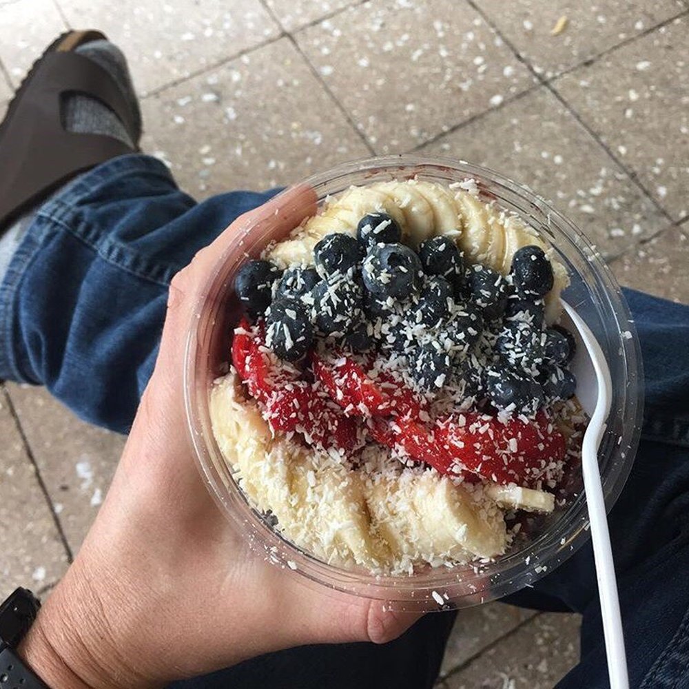 Bailey's Blendz - Blueberry, banana and strawberry acai bowl. - Juice Bars & Smoothies Near Me - Boynton Beach, Florida Bailey's Blendz - Blueberry, banana and strawberry acai bowl. - Juice Bars & Smoothies Near Me - Boynton Beach, Florida