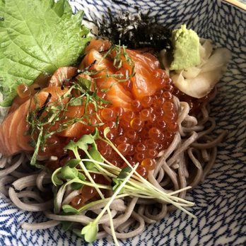 Beat Mazesoba - Sake ikura soba ($23) - Ramen Near Me - Flushing, New York
