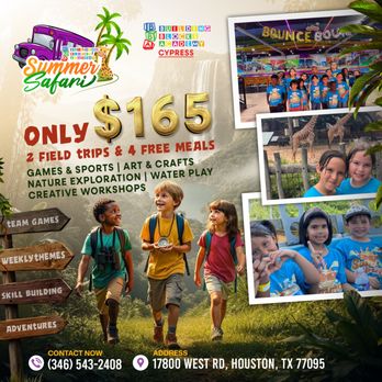 Building Blocks Academy - Get ready for a Summer Safari adventure! 
Fun activities, exciting field trips, and creative learning for your little one. - Child Care & Day Care Near Me - Houston, Texas