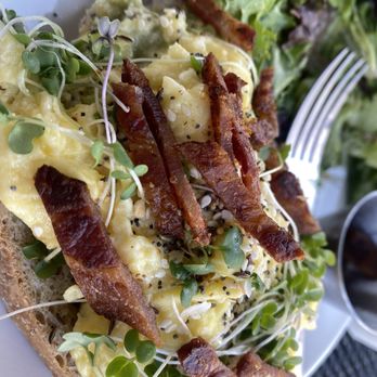 The Beehive Cafe - Avocado toast with bacon on it - Coffee & Tea Near Me - Bristol, Rhode Island The Beehive Cafe - Avocado toast with bacon on it - Coffee & Tea Near Me - Bristol, Rhode Island