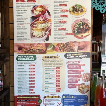 Enchilados Taqueria - Menu - Mexican Near Me - Toronto, Ontario