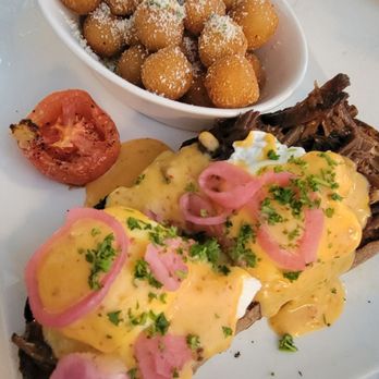 Toasted La Mesa - Short Rib Benny & truffle potatoes - Breakfast & Brunch Near Me - La Mesa, California Toasted La Mesa - Short Rib Benny & truffle potatoes - Breakfast & Brunch Near Me - La Mesa, California