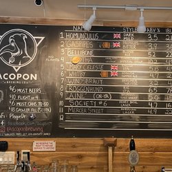Acopon Brewery - Menu