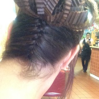 Danny Hair Studio - Upside down French braid up do - Hair Salons Near Me - Chicago, Illinois Danny Hair Studio - Upside down French braid up do - Hair Salons Near Me - Chicago, Illinois