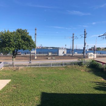 Mambo Bar & Restaurant - View from back deck. Beautiful (until train horn blows lol) - Bars Near Me - New London, Connecticut