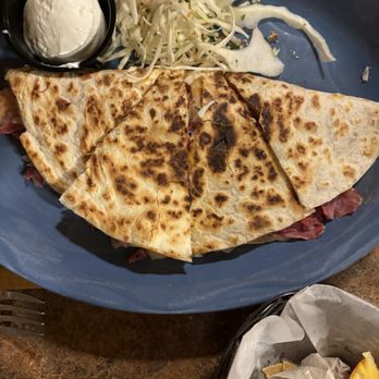 Amigos Mexican Cantina - This was the Ruben Quesadilla with cole slaw. Delicious! - Mexican Near Me - Milford, New Hampshire Amigos Mexican Cantina - This was the Ruben Quesadilla with cole slaw. Delicious! - Mexican Near Me - Milford, New Hampshire