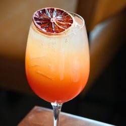 Americus at LaBelle Winery - Blood Orange Sangria americus labelle winery