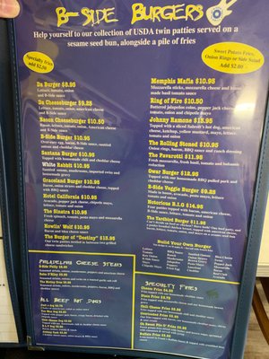 Menu photo 5 B-Side Grill New Paltz, NY