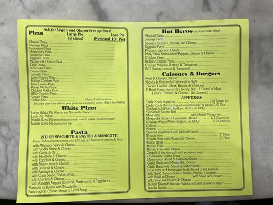 Menu photo 2 Pugsley's Pizza Bronx, NY Menu photo 2 Pugsley's Pizza Bronx, NY