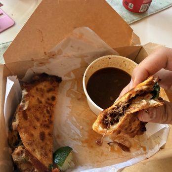 Savi Mexican Grill - 2 Quesabirria Tacos - Mexican Near Me - Elk Grove, California