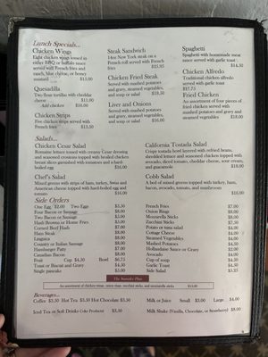 Menu photo 1 Sandy's Cafe Gilroy, CA Menu photo 1 Sandy's Cafe Gilroy, CA