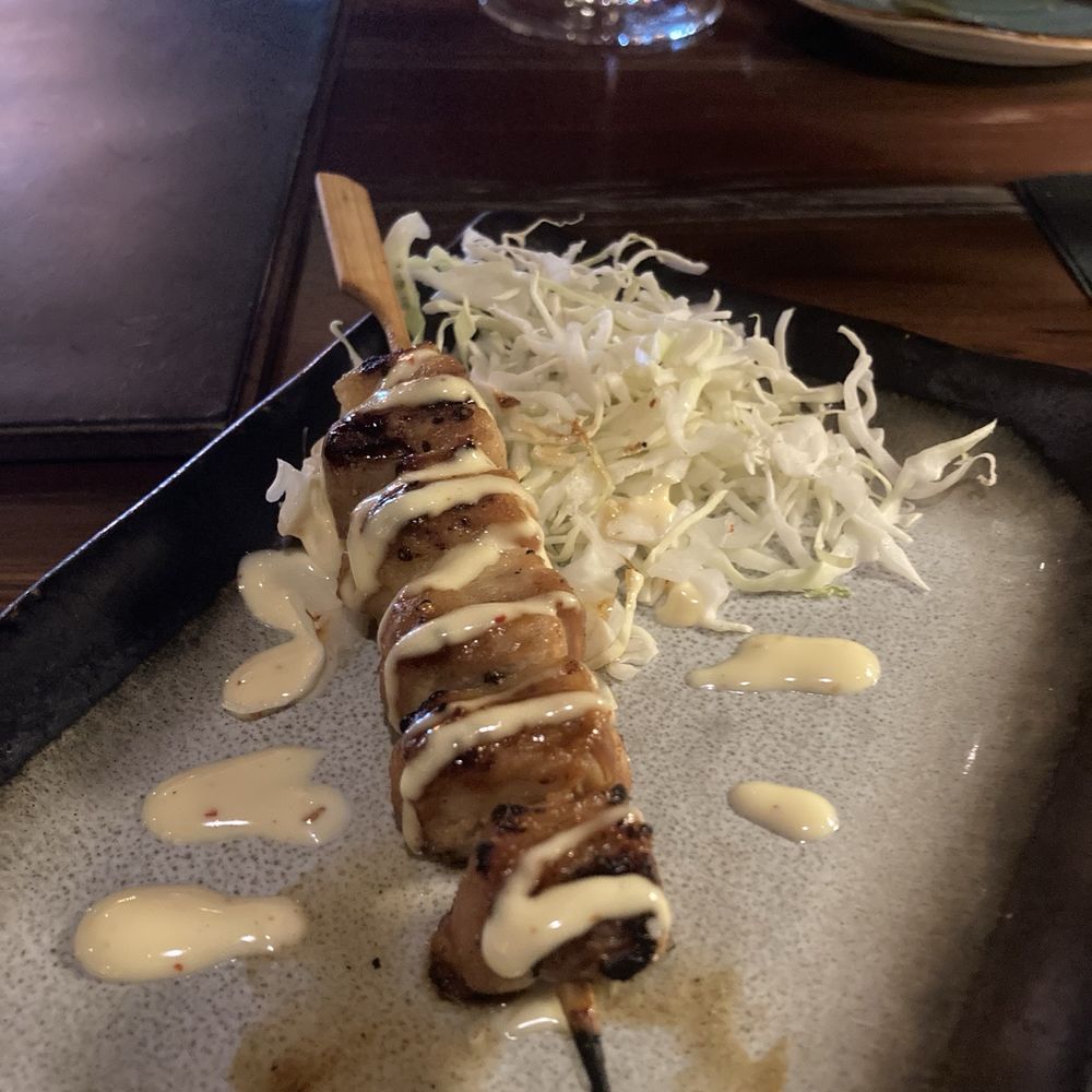 Dragonfly Robata Grill & Sushi - Chicken Thigh Skewers - Sushi Bars Near Me - Orlando, Florida