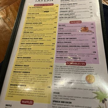 The Tavern - Breakfast Menu - Breakfast & Brunch Near Me - Miami Beach, Florida The Tavern - Breakfast Menu - Breakfast & Brunch Near Me - Miami Beach, Florida