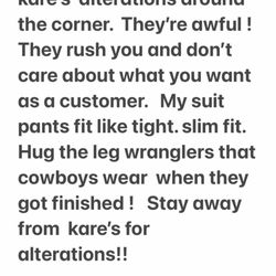 Kare's Alterations