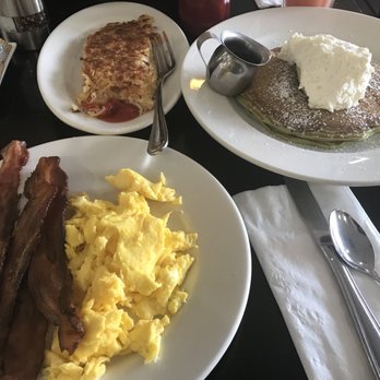 Bea Bea's - Pooh sunrise made it special with green tea pancakes and got a side of hash browns with a glass of grapefruit. Amazing! - Coffee & Tea Near Me - Burbank, California Bea Bea's - Pooh sunrise made it special with green tea pancakes and got a side of hash browns with a glass of grapefruit. Amazing! - Coffee & Tea Near Me - Burbank, California