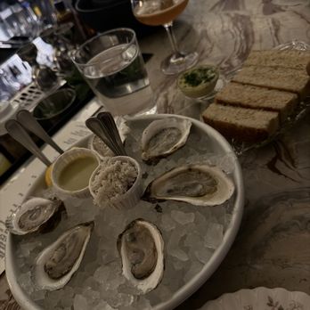 Gift Horse - oysters and monkfish toast - Seafood Near Me - Providence, Rhode Island