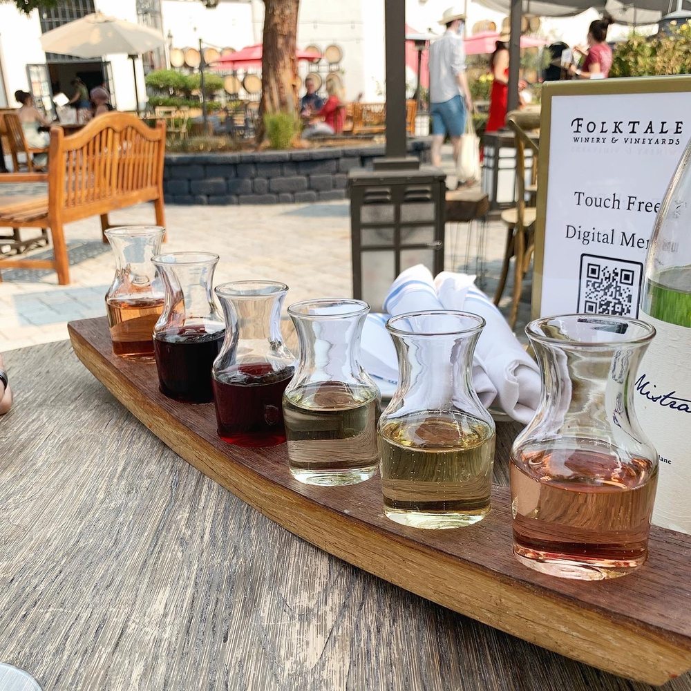 Folktale Winery - Flights of wine - Wineries Near Me - Carmel, California Folktale Winery - Flights of wine - Wineries Near Me - Carmel, California