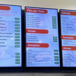 Menu, August 2023. Cc's accepted.