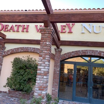 Death Valley Nut & Candy - Outside of their building, on their patio. - Candy Stores Near Me - Beatty, Nevada