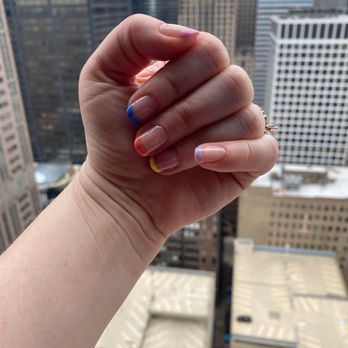 Loop Nail Spa - Fun little French Manicure and in record time. Totally recommend checking this place out! - Nail Salons Near Me - Chicago, Illinois