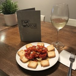 Bar Biosca - cod and roasted red peppers
